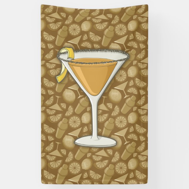 Sidecar cocktail banner (Vertical)