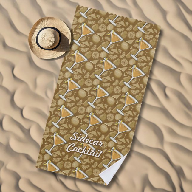 Sidecar cocktail beach towel (Creator Uploaded)