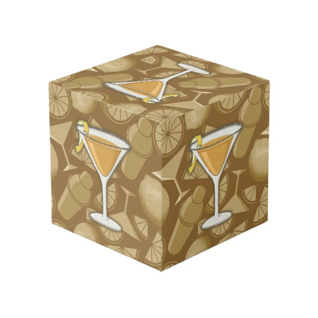 Sidecar cocktail cube (Back Angled)