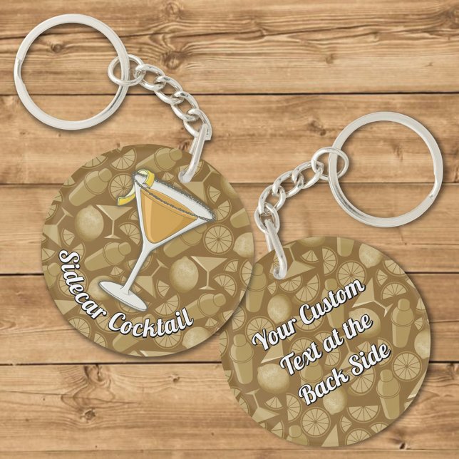 Sidecar Cocktail Keychain (Creator Uploaded)