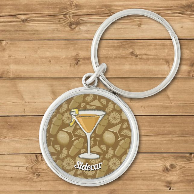 Sidecar Cocktail Keychain (Creator Uploaded)