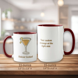 Sidecar cocktail mug