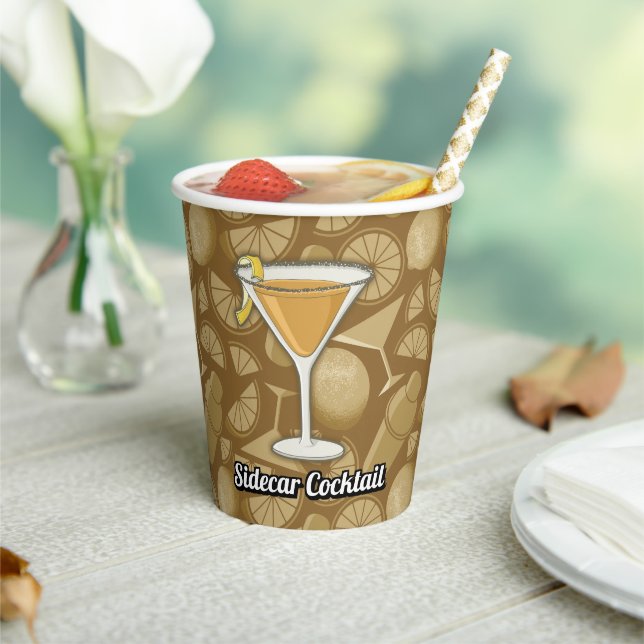 Sidecar Cocktail Paper Cups (Insitu)