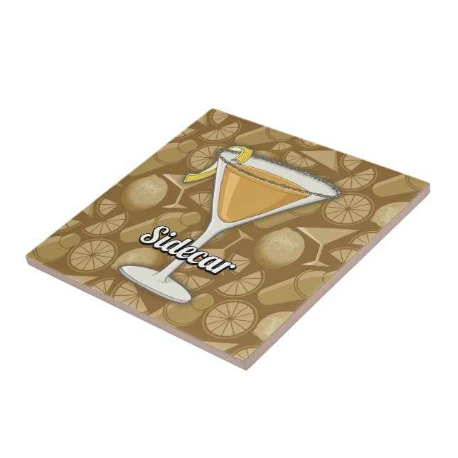 Sidecar cocktail tile (Side)