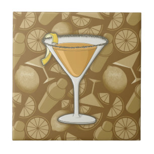 Sidecar cocktail tile