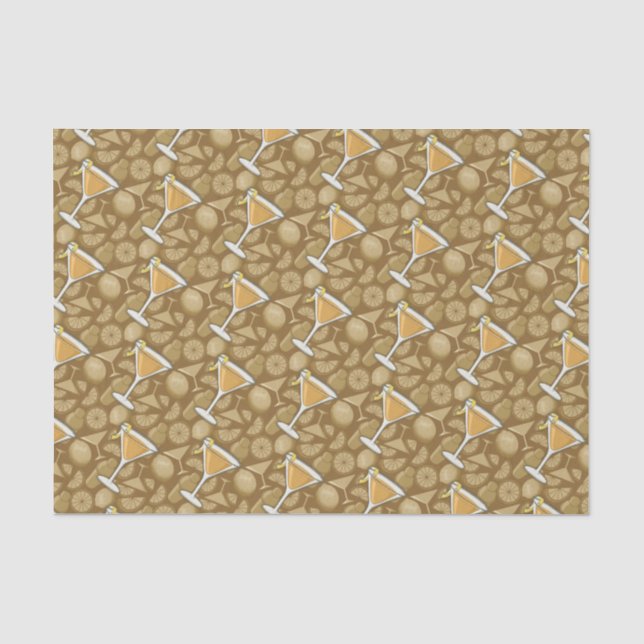 Sidecar cocktail tissue paper (Front)