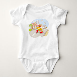Sidecar Friends Baby Sleeper Bodysuit