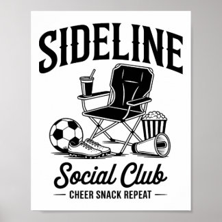 Sideline Social Club Grandma Sister Mothers Day So Poster