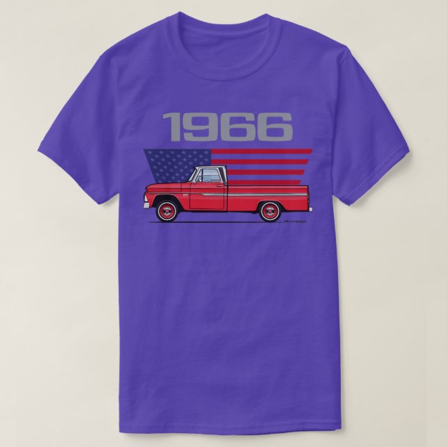 sideview with flag T-Shirt (Design Front)
