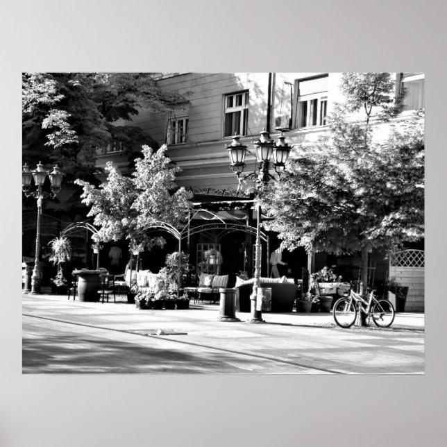 Sidewalk Cafe Poster (Front)