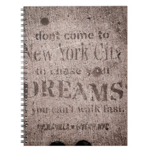"Sidewalk Dreams" Spiral Photo Notebook