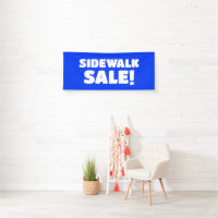 Sidewalk Sale! Blue Banner