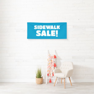 Sidewalk Sale! Blue Banner