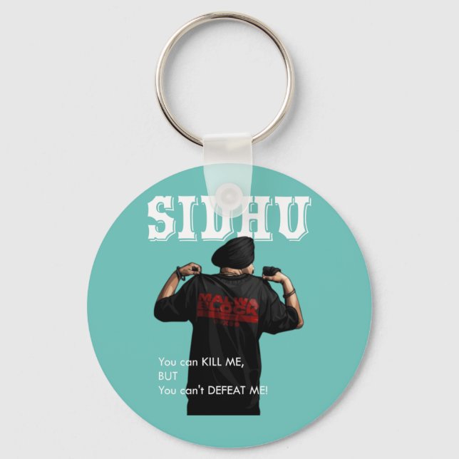 Sidhu Moosewala Desi Merch Punjabi  Pullover  Keychain (Front)