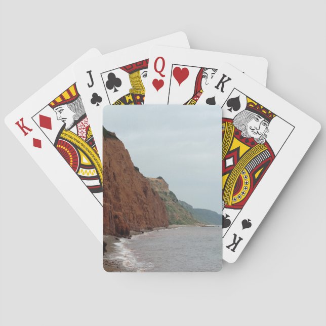Sidmouth Cliffs  Classic Playing Cards (Back)