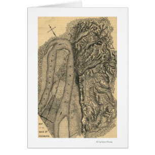 Siège de Vicksburg - Guerre civile Carte panoramiq