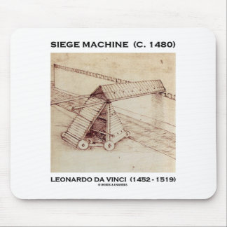 Siege Machine (C. 1480) Leonardo da Vinci Mouse Pad