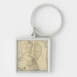 Siege of Charleston in S Carolina Keychain