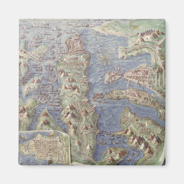 Siege of Malta Magnet (Front)