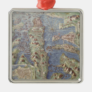 Siege of Malta Metal Ornament