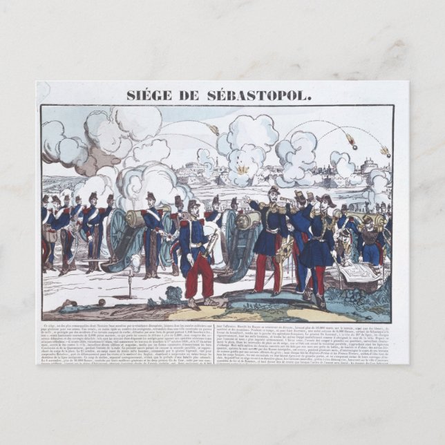 Siege of Sebastopol, 1854-55 Postcard (Front)