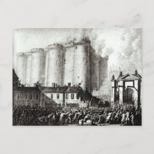 Siege of the Bastille, 14th July 1789 Postcard