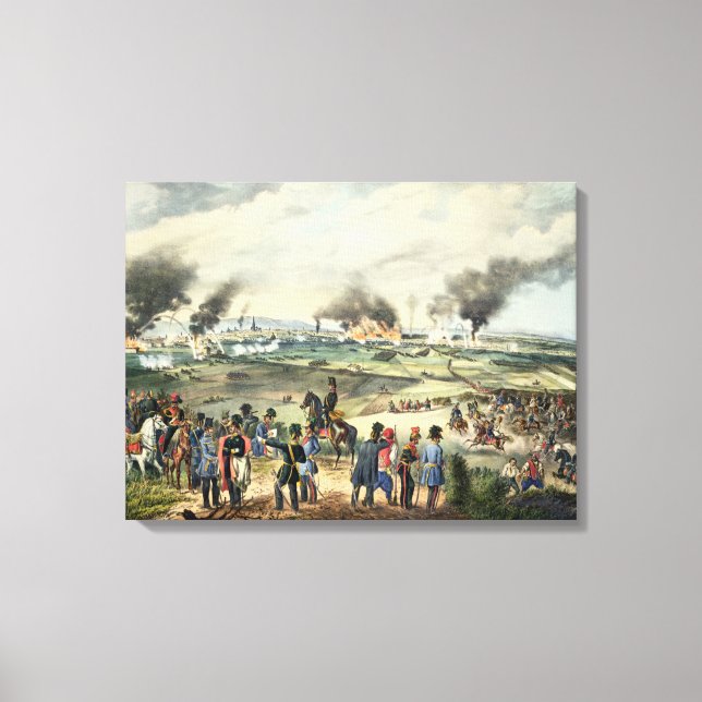 Siege of Vienna, 28th October 1848 Canvas Print (Front)