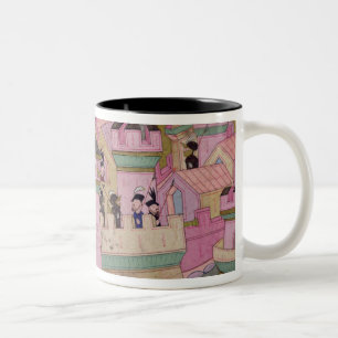 Siege of Vienna by Suleyman I  the Magnificent Two-Tone Coffee Mug