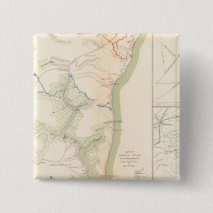 Siege of Yorktown 2 Inch Square Button