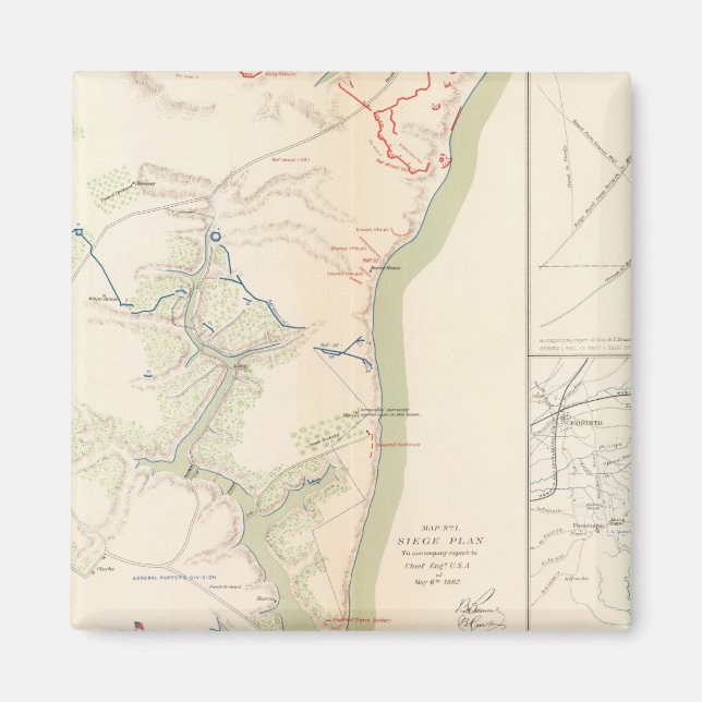 Siege of Yorktown Magnet (Front)