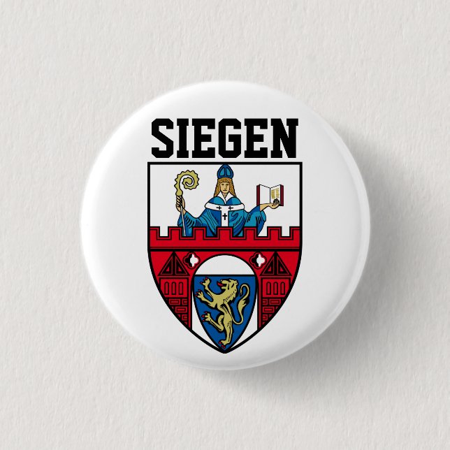Siegen (North Rhine-Westphalia) - GERMANY 1 Inch Round Button (Front)