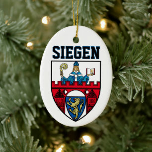 Siegen (North Rhine-Westphalia) - GERMANY Ceramic Ornament