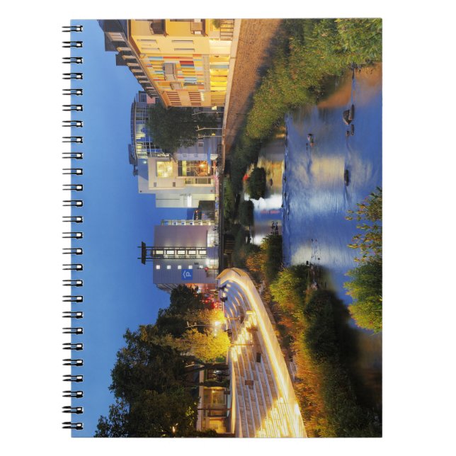 Siegen Siegufer zur blauen Stunde Notebook (Front)