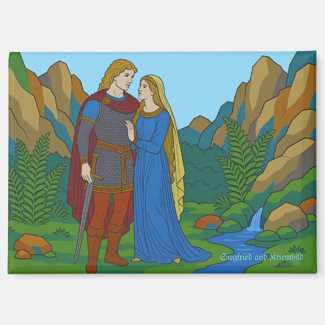 Siegfried and Kriemhild Magnet (Front)