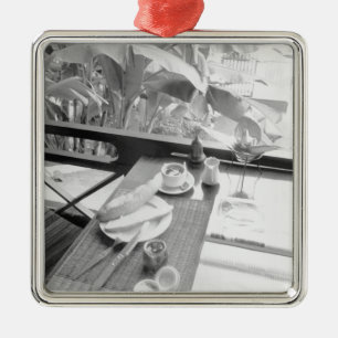 Siem Reap Cambodia, Continental Breakfast Metal Ornament