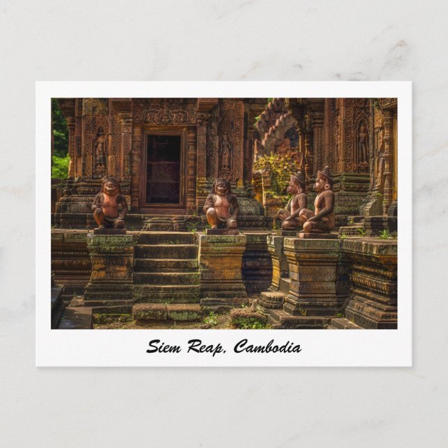 Siem Reap, Carte postale cambodgienne (Devant)