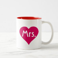 Sien Mme Mug au coeur rouge - M. et Mme tasses