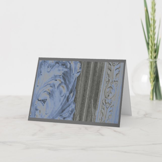 Siena marble in blue card (Front)