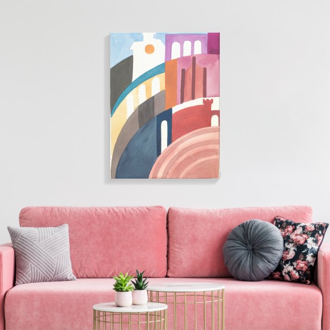 Siena | Sophie Taeuber-Arp | Canvas Print (Insitu(LivingRoom))