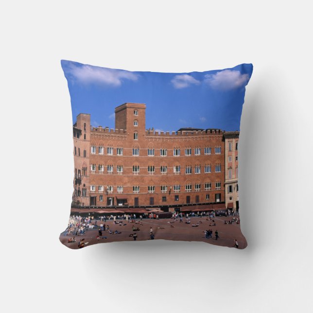 Siena Tuscany  Italy Throw Pillow (Front)