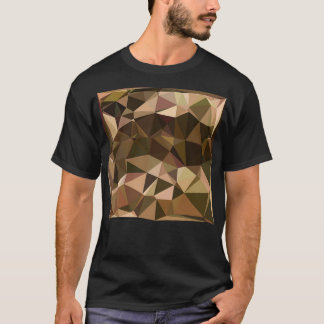 Sienna Abstract Low Polygon Background T-Shirt