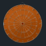 Sienna brown colour accent ready to customize dartboard<br><div class="desc">This custom stylish product in Sienna brown colour accent for yourself or as a gift sure to make an impression in all occasions. Click on the "Customize it!" button to reveal tools to customize this product if you wish using a text editor and an image loader.</div>