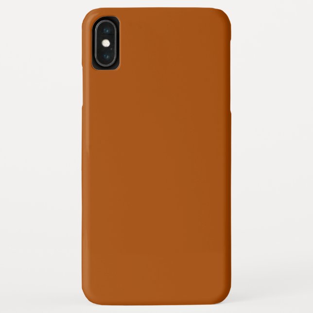 Sienna brown colour decor ready to customize Case-Mate iPhone case (Back)