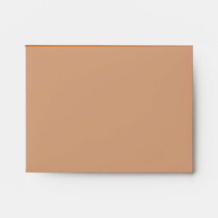 Sienna brown colour decor ready to customize envelopes