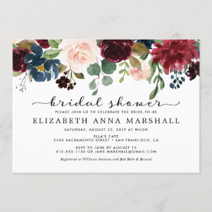 Sienna Collection   Bridal Shower Invitation