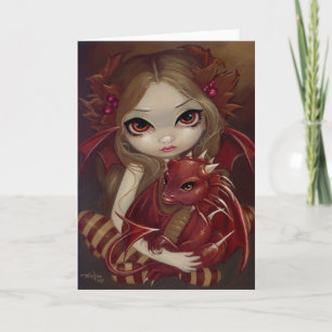 "Sienna Dragonling" Greeting Card