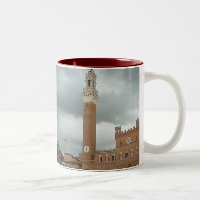 Sienna - Piazza del Campo Two-Tone Coffee Mug (Right)