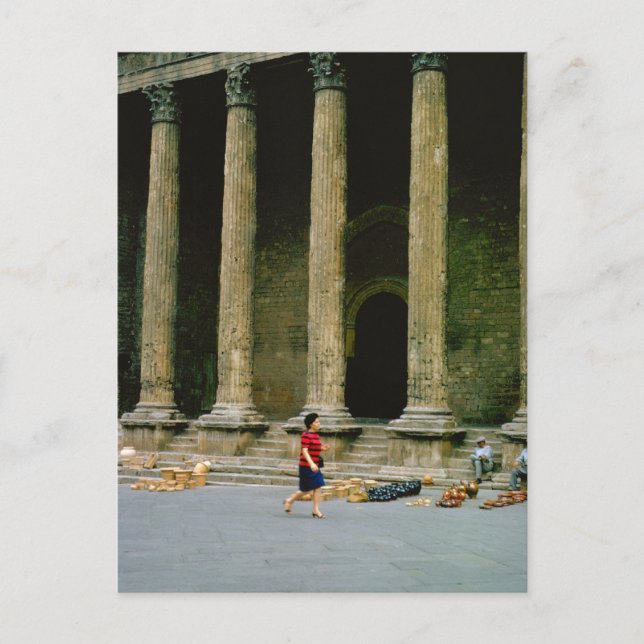 Sienna, Roman Basilica Pottery sellers Postcard (Front)