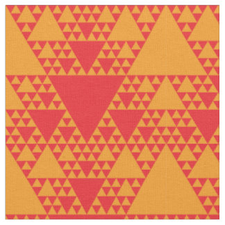 Sierpinski Triangles - Warm Fabric