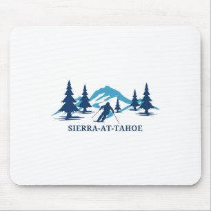 Sierra-at-tahoe California Ski Resort Skiing Skier Mouse Pad